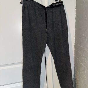 Reebok Men's Charcoal Gray Drawstring Joggers
